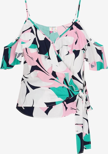 IZIA Top in navy / türkis / rosa / weiß, Produktansicht