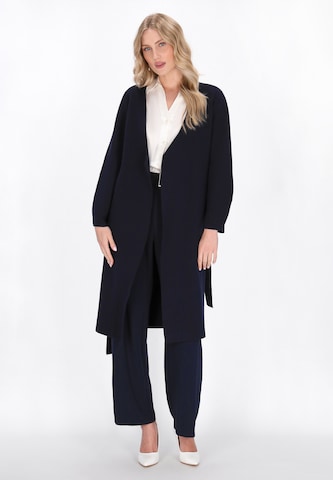 DreiMaster Klassik Gebreid vest in Blauw