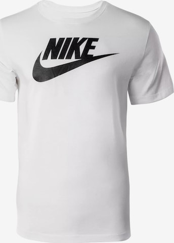 Nike Sportswear Regularny krój Koszulka 'Nike Sportswear' w kolorze biały: przód