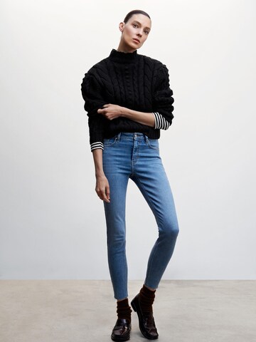 MANGO Skinny Jeans 'Isa' in Blue