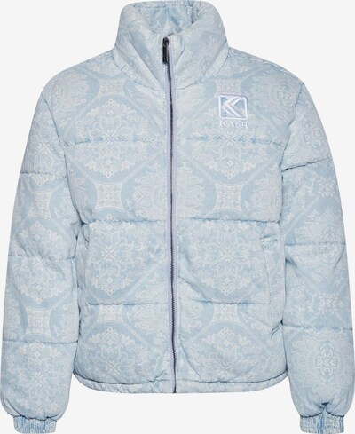 Giacca invernale 'KW233-025-1' Karl Kani di colore blu chiaro / bianco, Visualizzazione prodotti