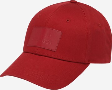 Casquette TOMMY HILFIGER en rouge : devant