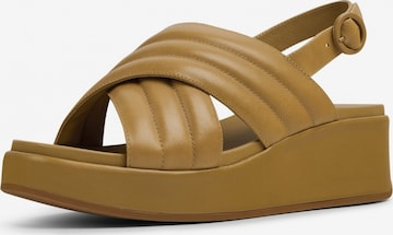 CAMPER Strap Sandals 'Misia' in Brown: front