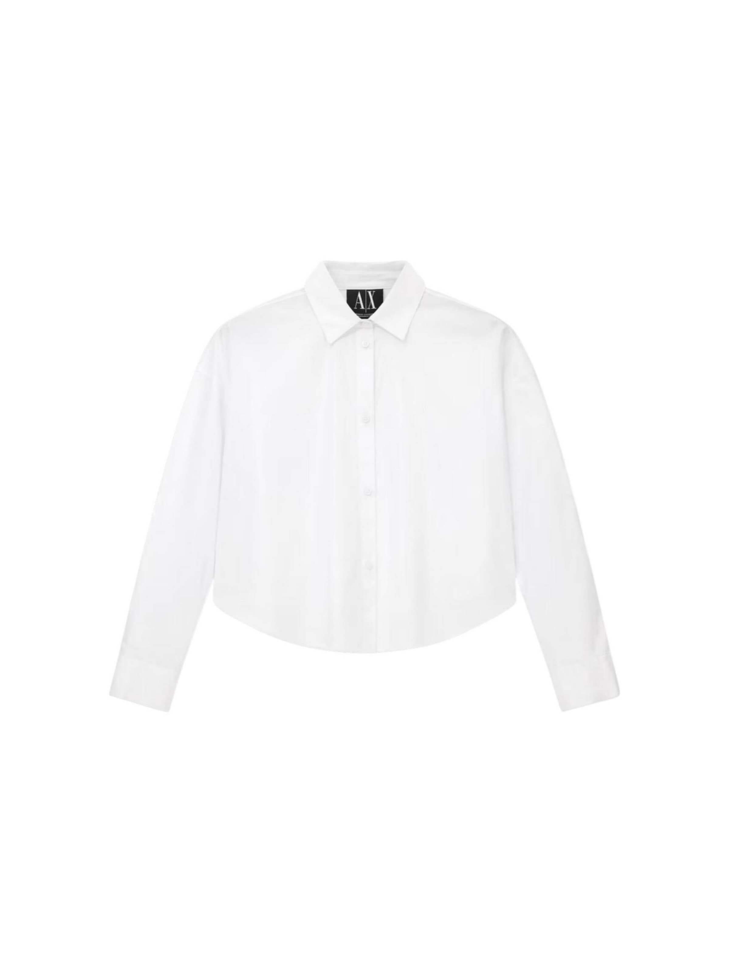 Camicia da donna 'XW001180 AF12812' di ARMANI EXCHANGE in bianco: frontale