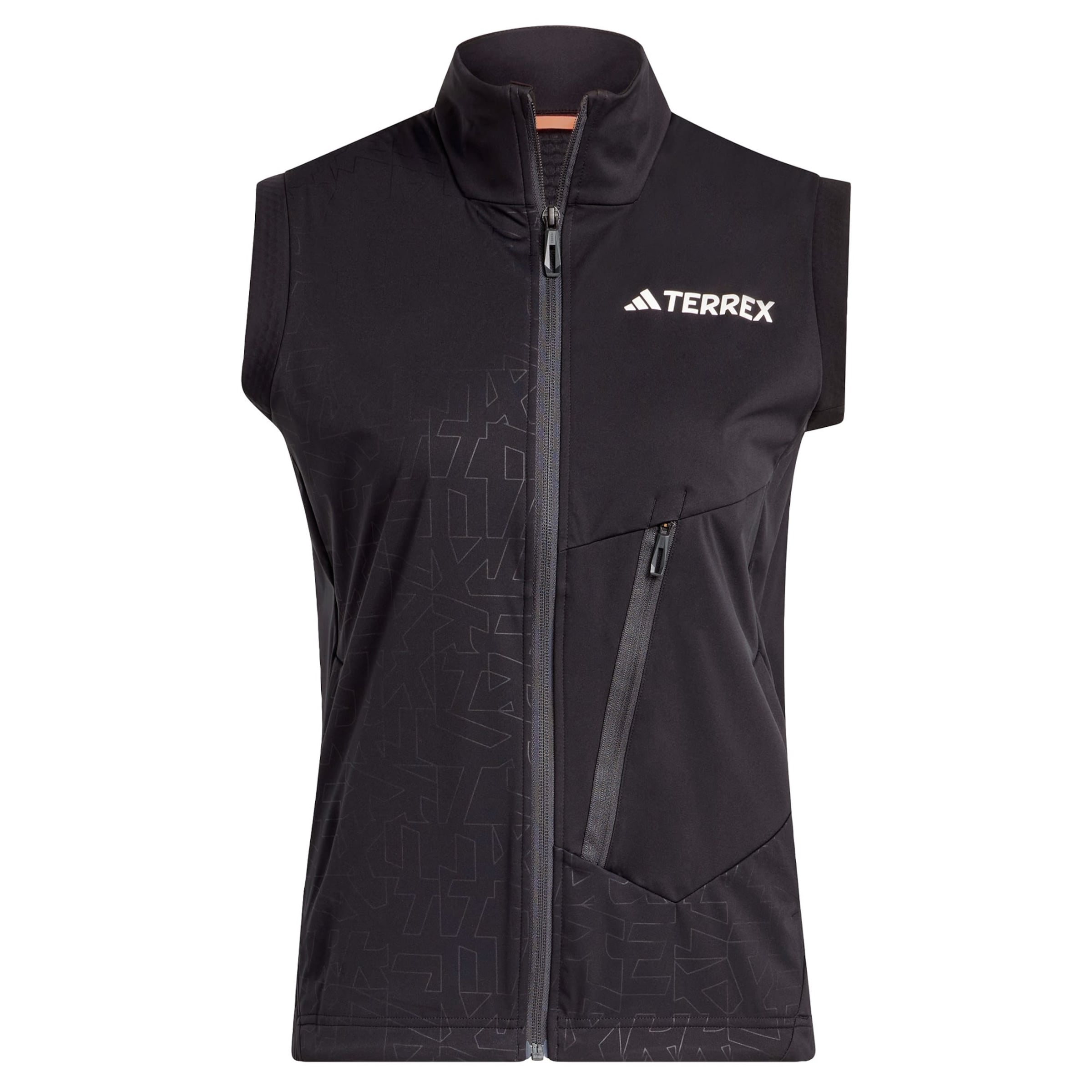 ADIDAS TERREX - Chaleco deportivo 'Xperior Cross-Country Ski Softshell' en negro: frente