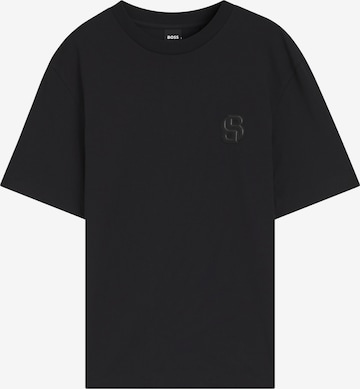 BOSS T-Shirt ' C-Tames ' in Schwarz: Vorderseite