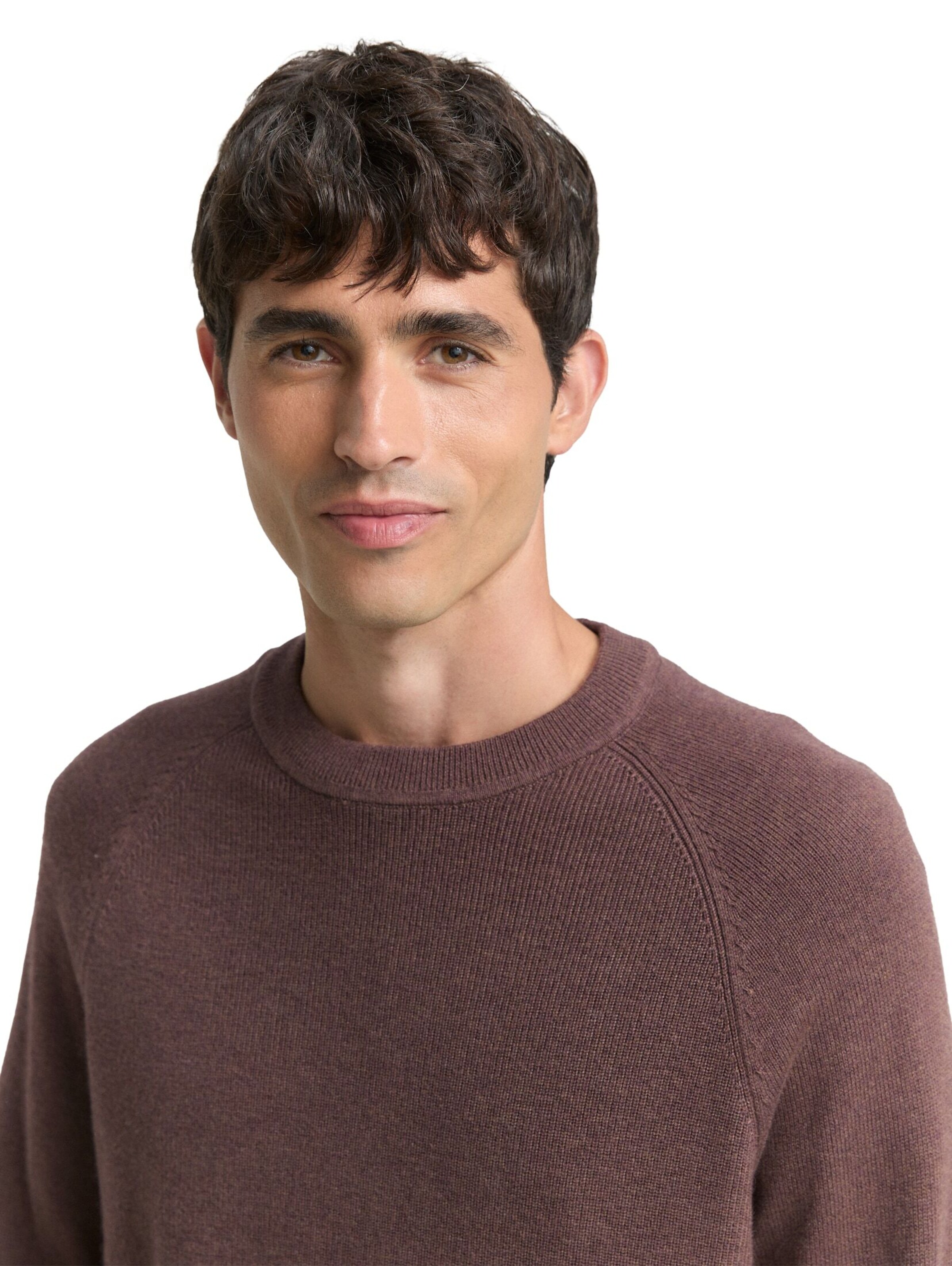 TOM TAILOR Trui in Bruin