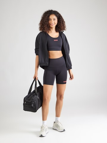 Hummel Skinny Workout Pants 'Hiit Intensity' in Black