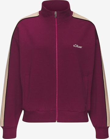Veste de survêtement s.Oliver en rouge : devant