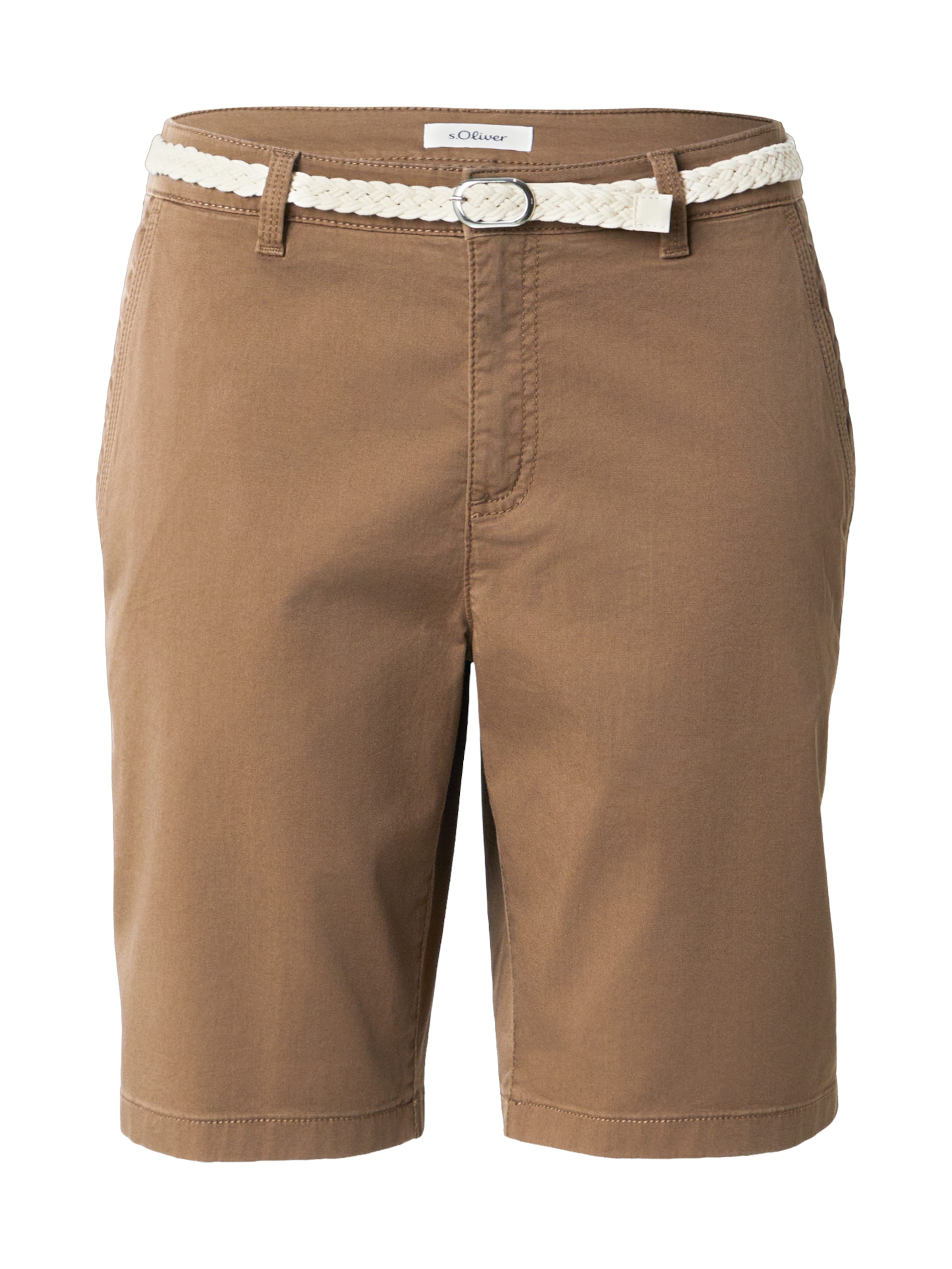s.Oliver Loosefit Chino nadrág - barna: elől