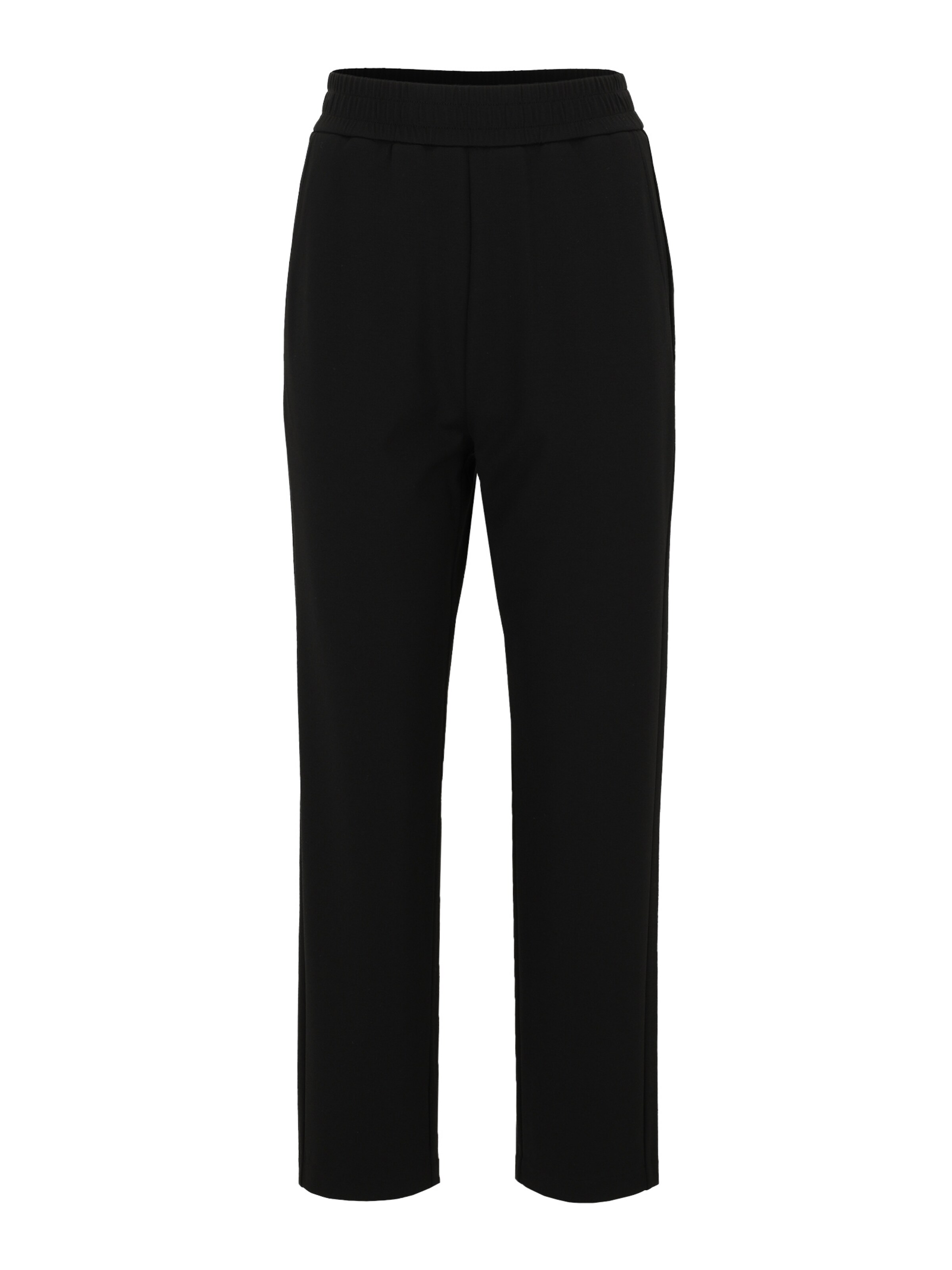 Les Lunes Tapered Broek 'STACYY' in Zwart: voorkant