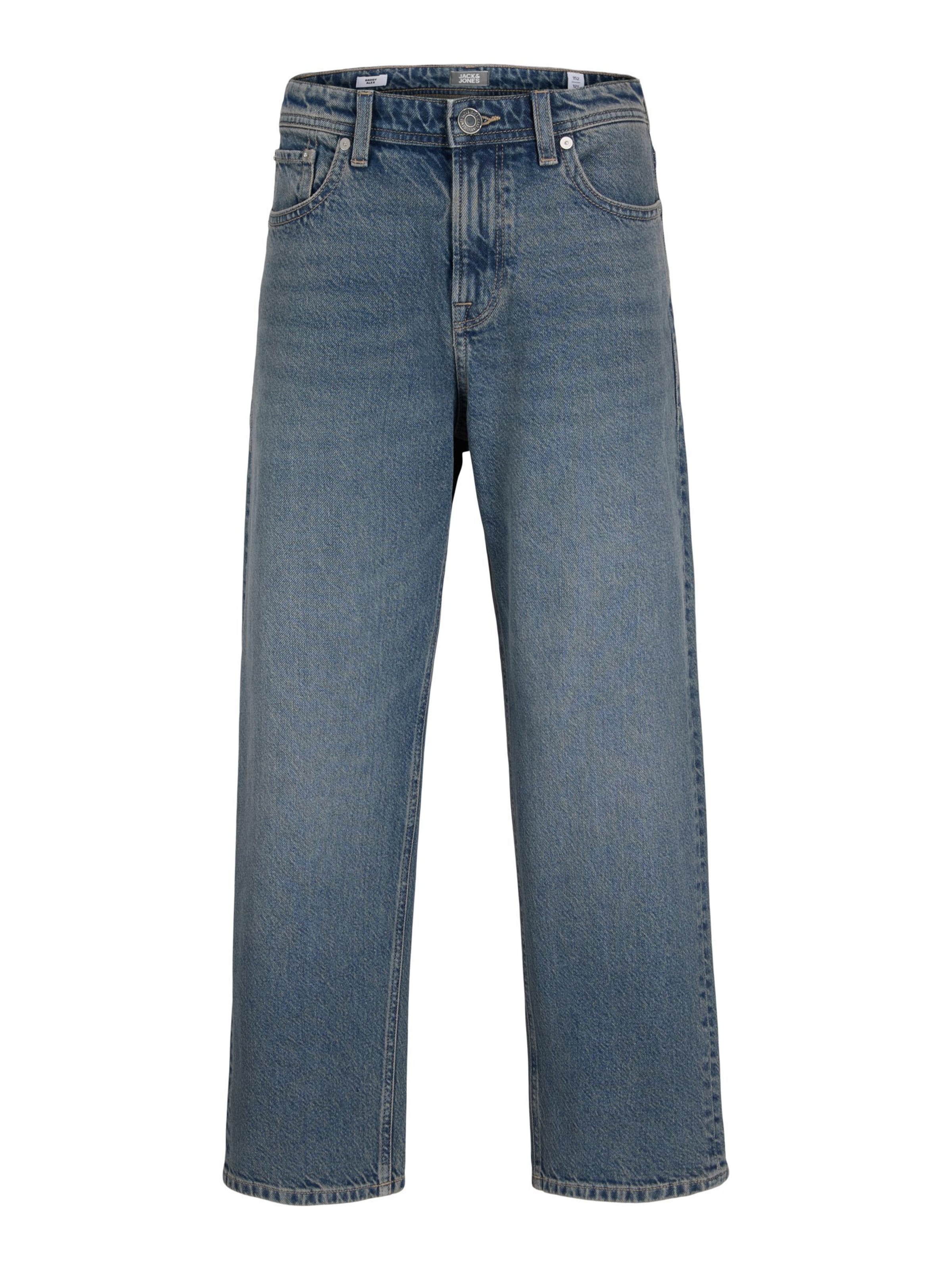 Regular Jean 'JJIAlex JJOriginal' Jack & Jones Junior en bleu : devant