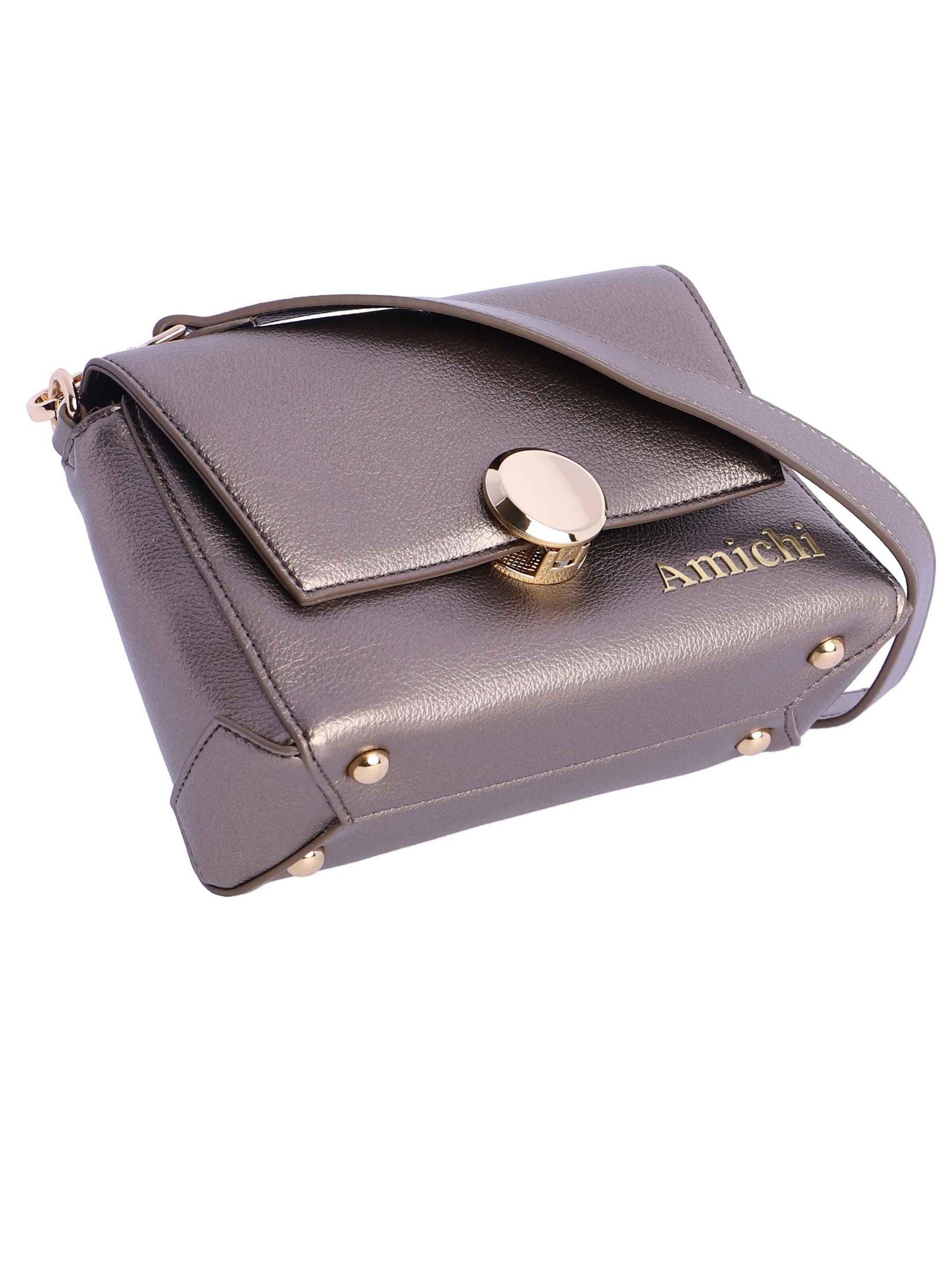 Amichi - Bolso de hombro en plata
