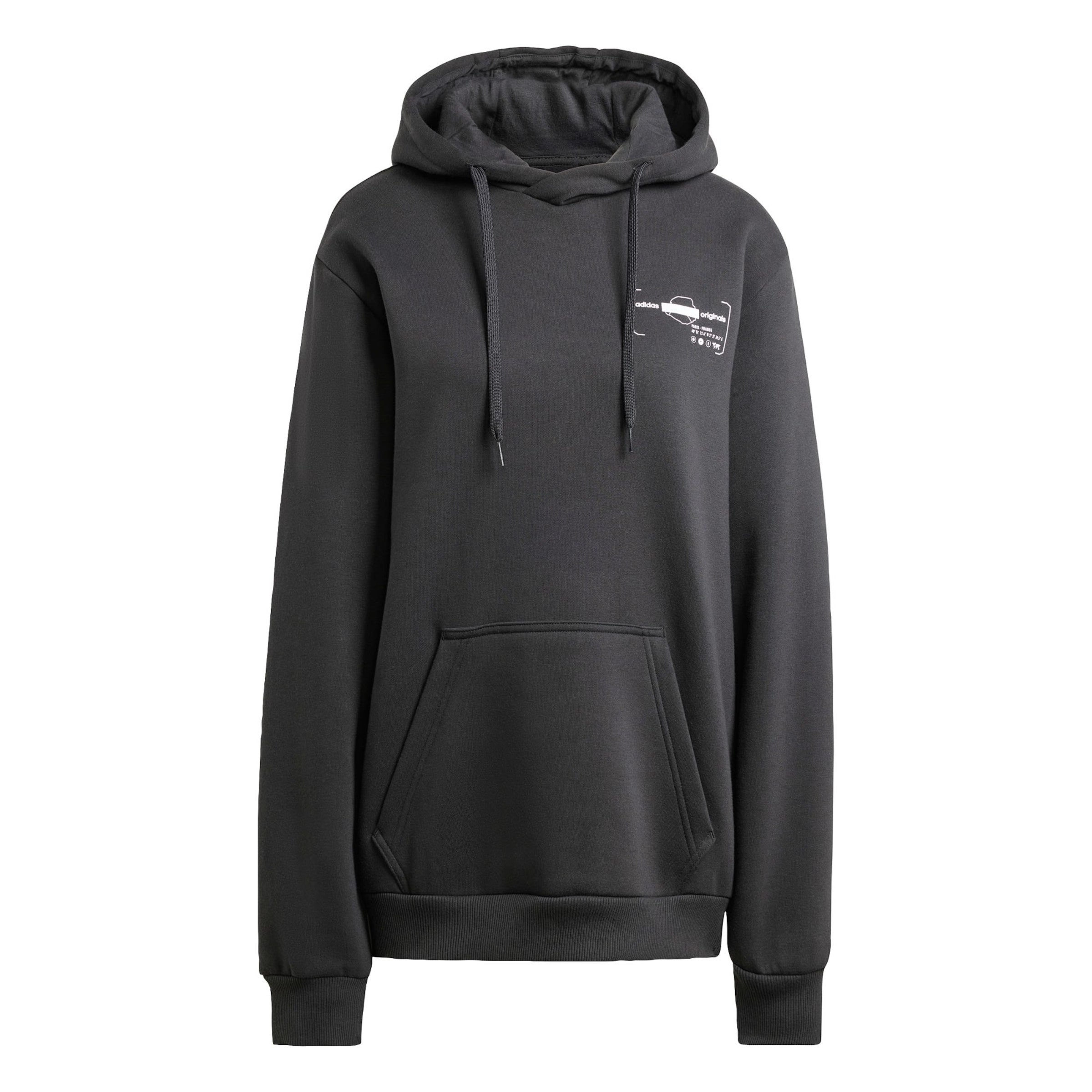 ADIDAS ORIGINALS Sweatshirt 'Paris' in de kleur Lichtblauw / Zwart / Wit, Productweergave