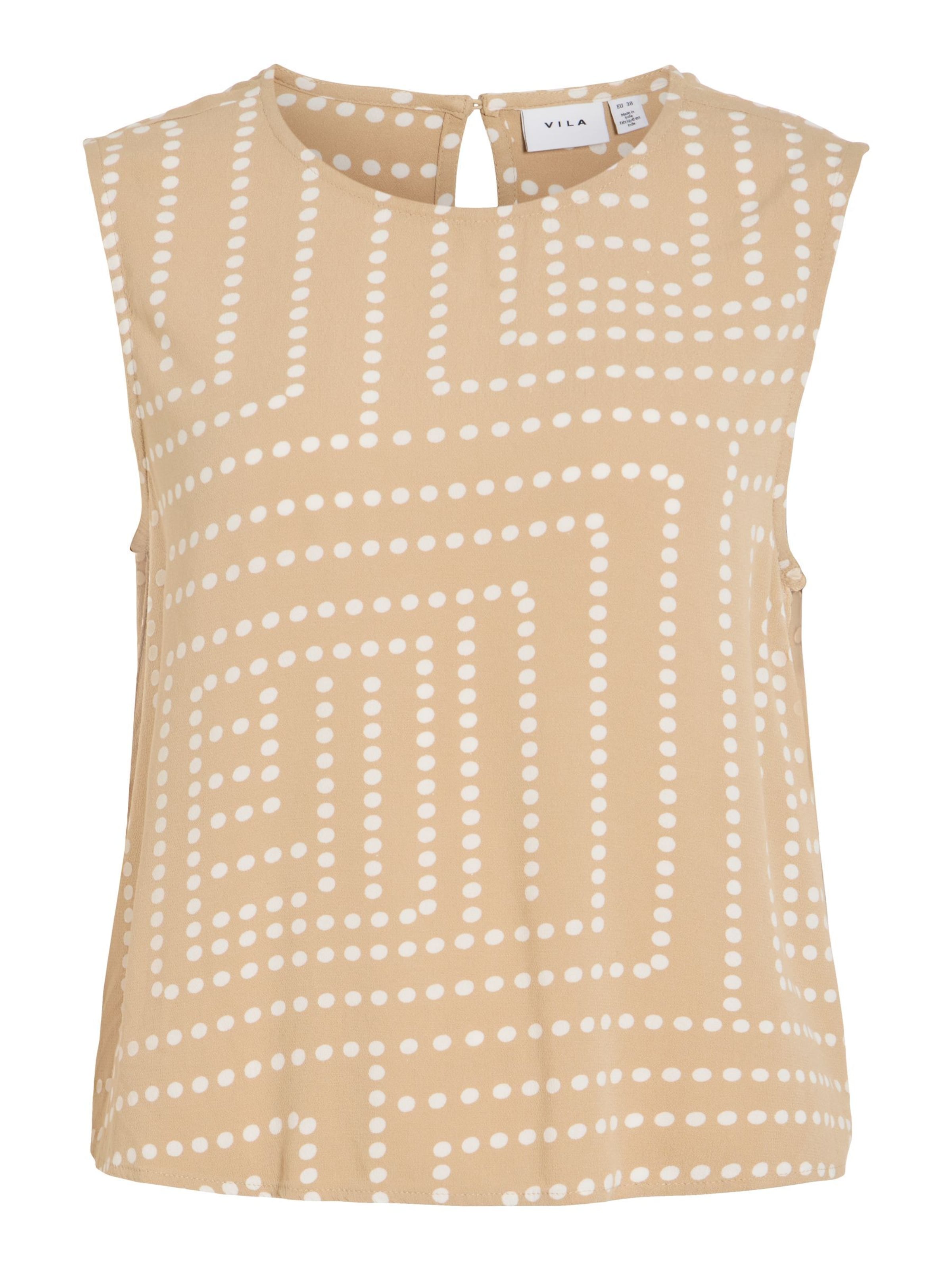 Camicia da donna 'VIFrelli' di VILA in beige: frontale
