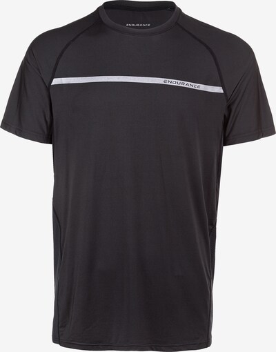 ENDURANCE Functioneel shirt 'Serzo' in de kleur Grijs / Zwart, Productweergave