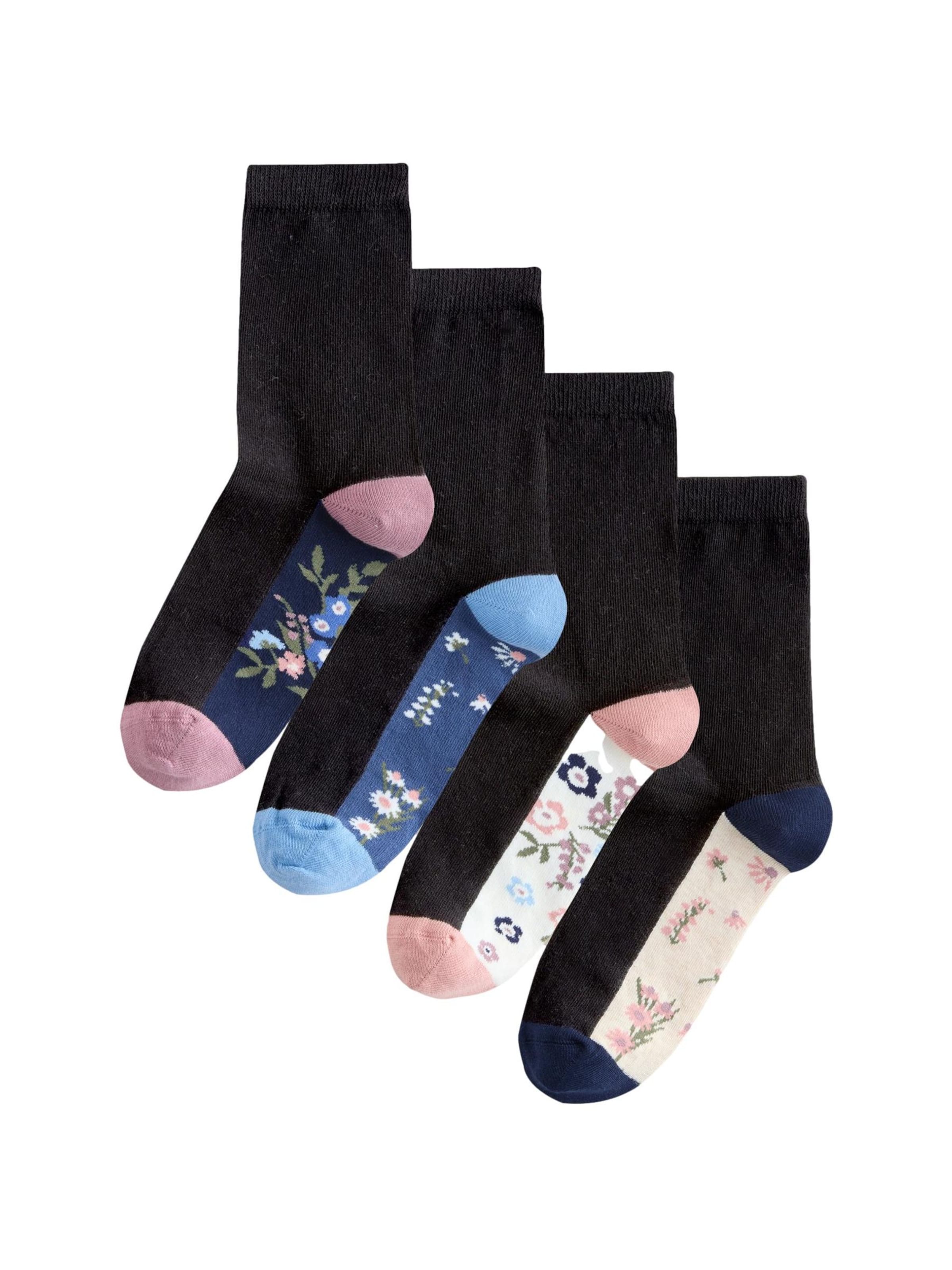 Next Socks in Black: front