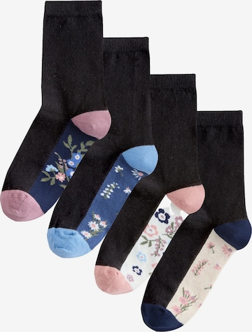 Next Socks in Black: front