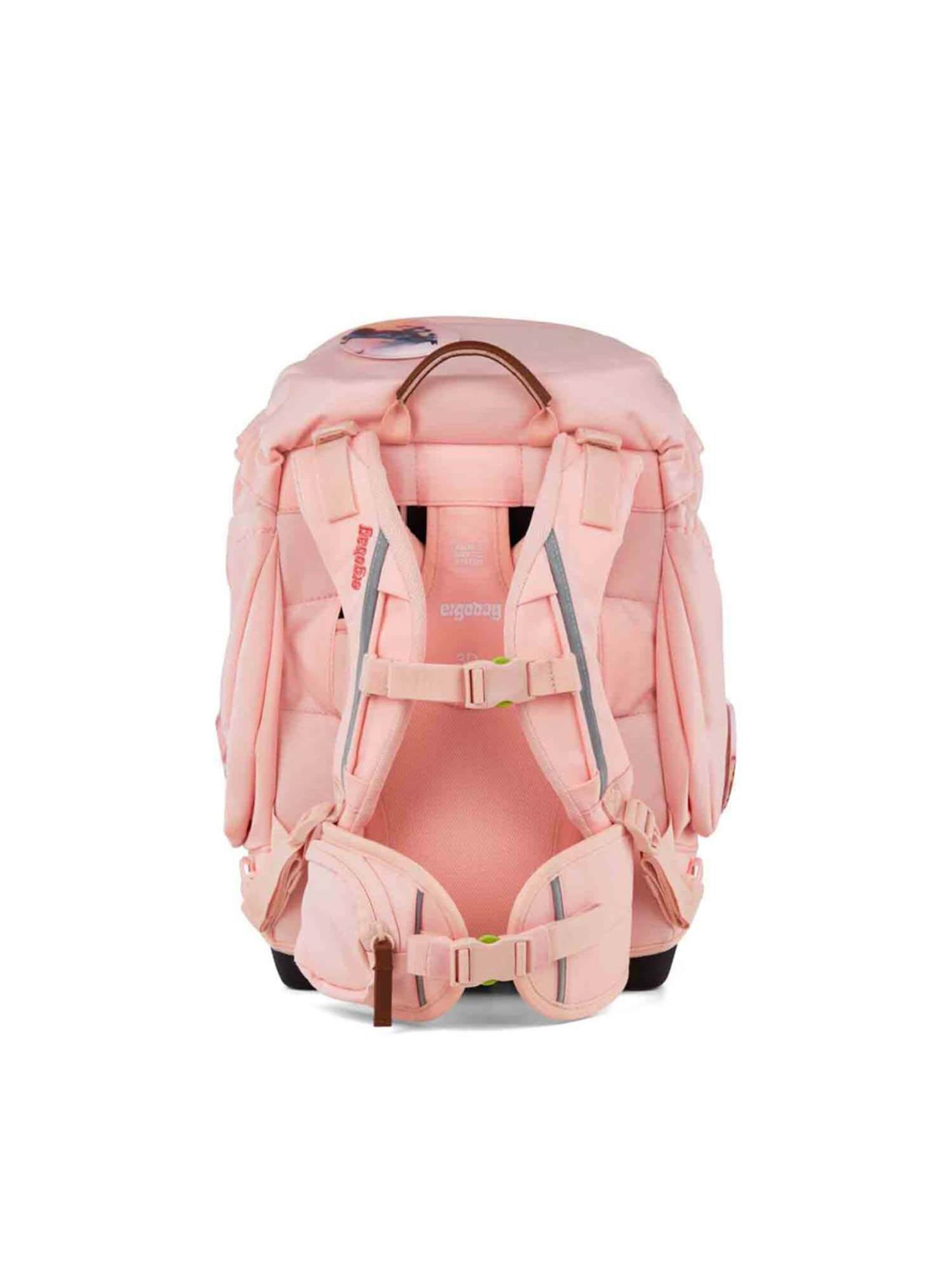 ergobag Rucksack 'Schulrucksack Set' in Pink