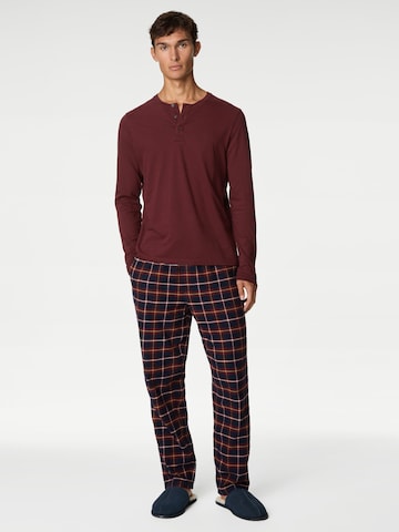 Pyjama long Marks & Spencer en mélange de couleurs : devant