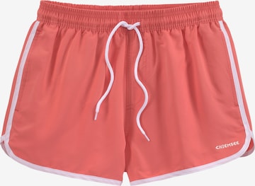 CHIEMSEE Board Shorts in Red: front