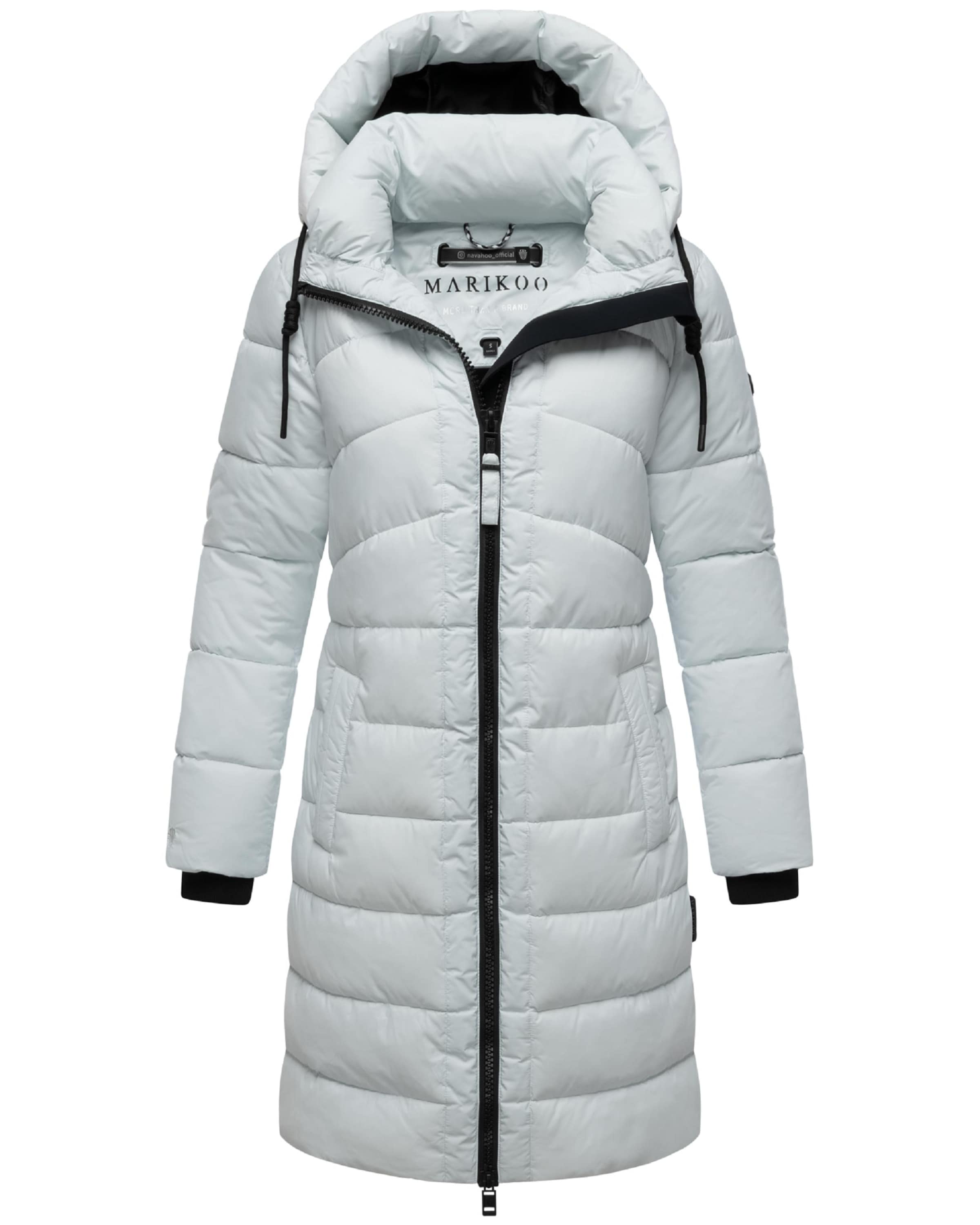 MARIKOO Płaszcz zimowy 'Kaltnäschen 16' w kolorze biały