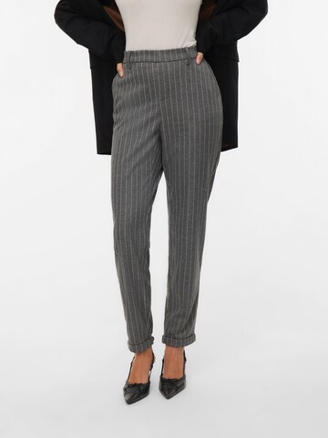 VERO MODA Tapered Hose 'VMMAYA MACY' in Grau: Vorderseite