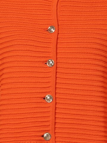 Marie Lund Knit Cardigan in Orange