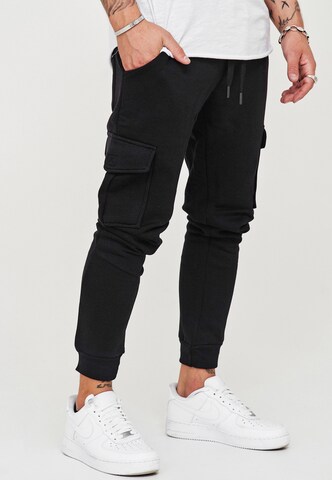 behype Regular Pants 'MATAY' in Black