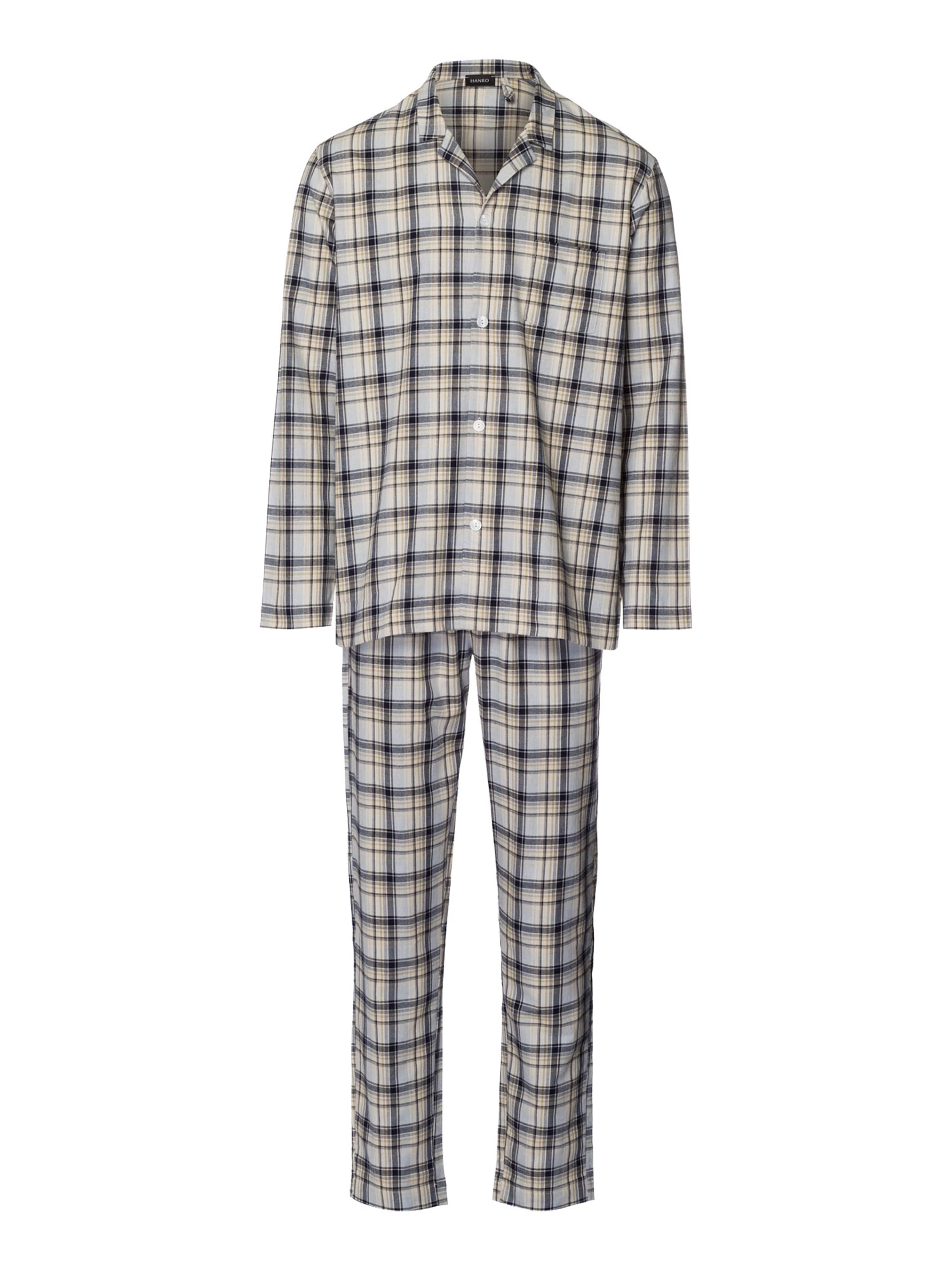 Hanro Pyjama 'Cozy Comfort' in Beige: Vorderseite