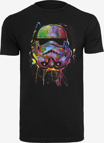 F4NT4STIC Shirt 'Star Wars' in Zwart: voorkant