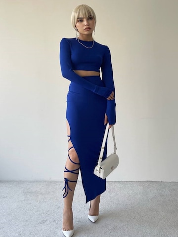 WOMAN VISION Kostüm in Blau