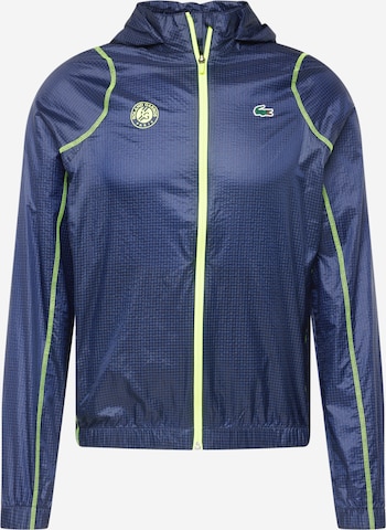 Lacoste Sport Sports jacket in Blue: front