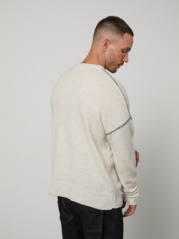 DAN FOX APPAREL Sweater 'Thilo' in White