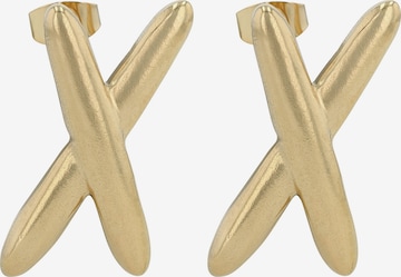 Akzent Ohrringe 'hautverträglich' in Gold: Vorderseite
