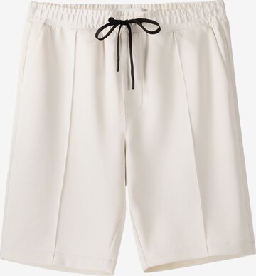 Pantalon Bershka en blanc : devant