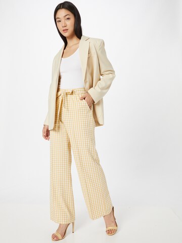 SISTERS POINT Wide leg Pants 'ERA' in Yellow