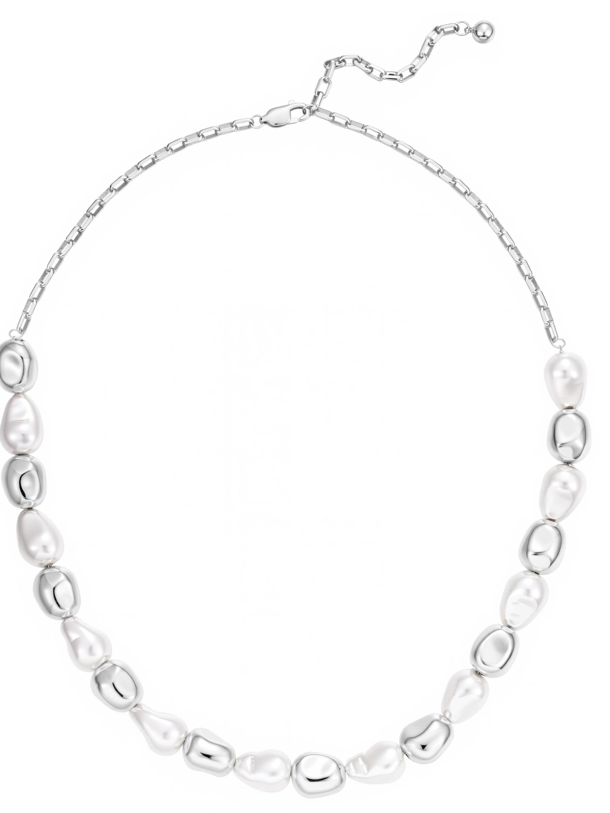 Collana di Lulu & Jane in bianco: frontale