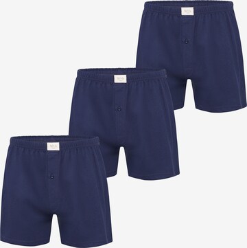 Phil & Co. Berlin Boxer shorts ' Jersey Loose Fit ' in Blue: front