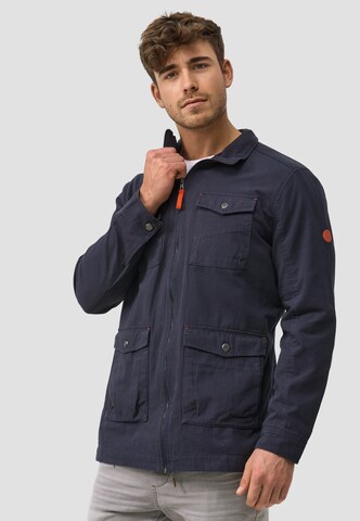 INDICODE JEANS Übergangsjacke 'Simeon' in Blau