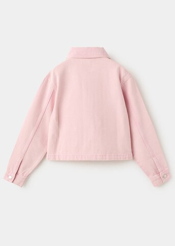 MANGO KIDS Between-Season Jacket in Pink