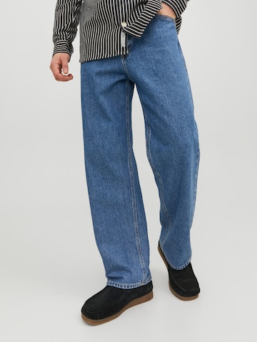 JACK & JONES Loosefit Jeans 'Alex' in Blauw: voorkant