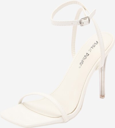 Public Desire Strap sandal in natural white, Item view