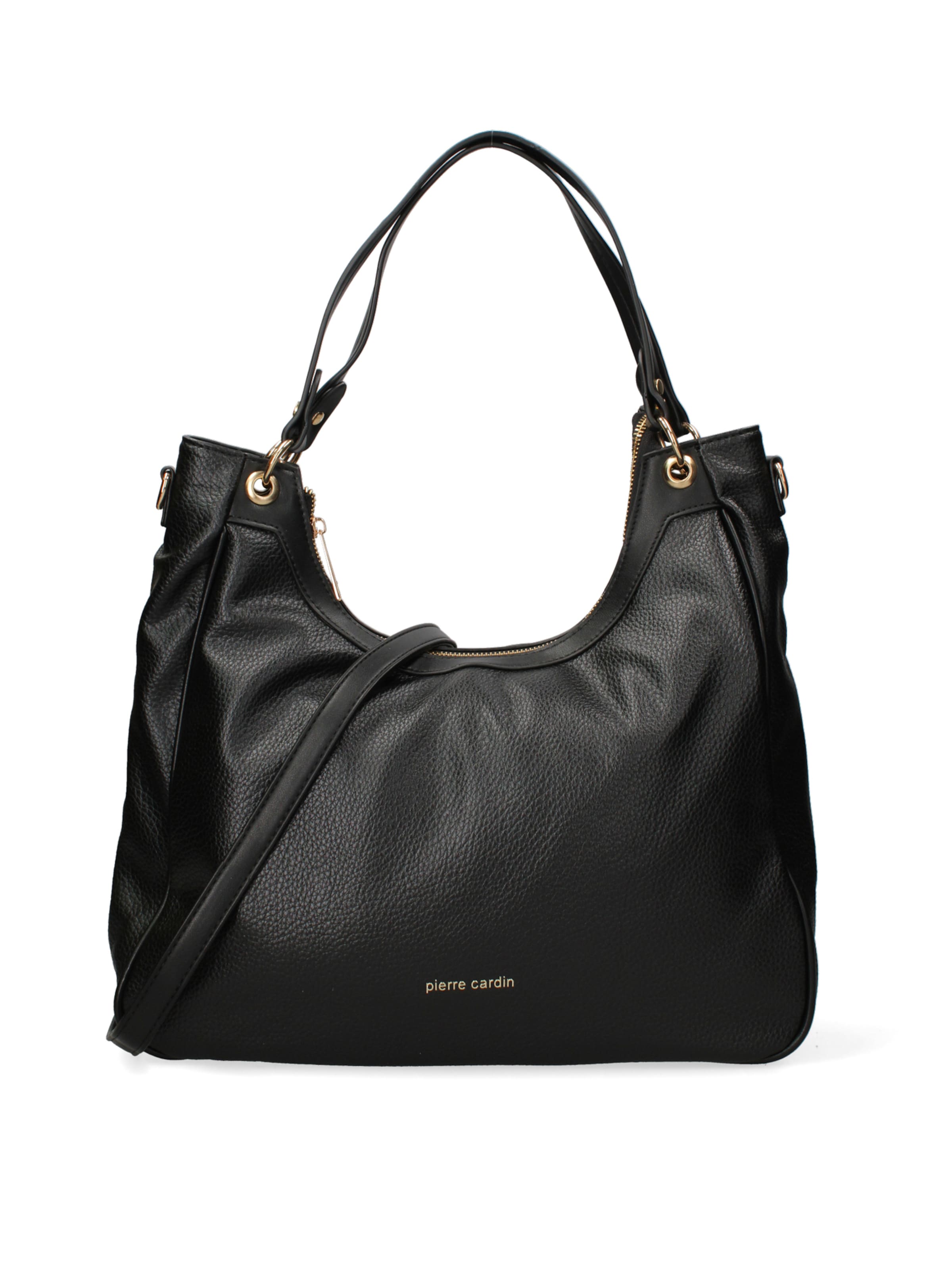 PIERRE CARDIN Shoulder Bag in Black: front