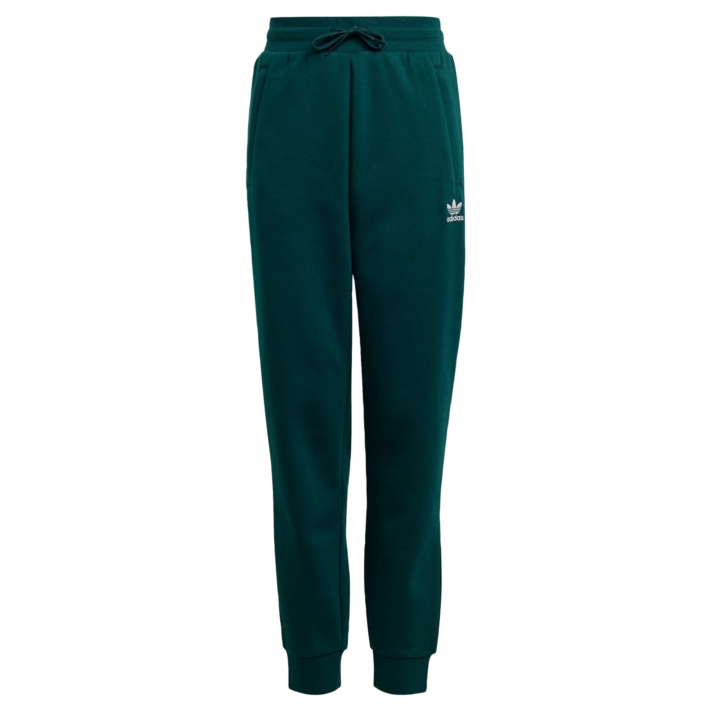 Pantalon 'Trefoil Essentials' ADIDAS ORIGINALS en vert : devant