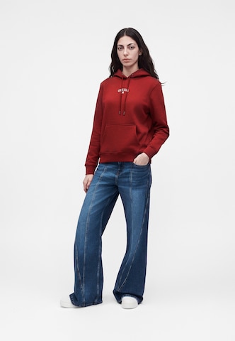 GUESS JEANS Sweatshirt i rød: forside
