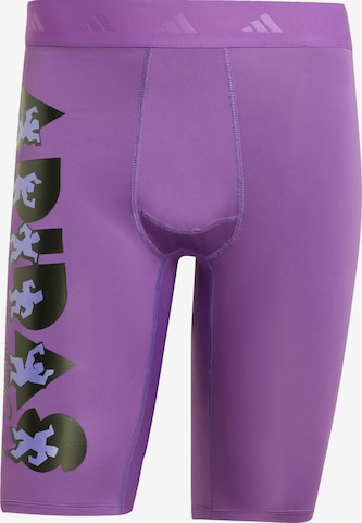 ADIDAS PERFORMANCE Спортивные штаны 'Adidas x Jeremy Scott' в Лиловый: спереди