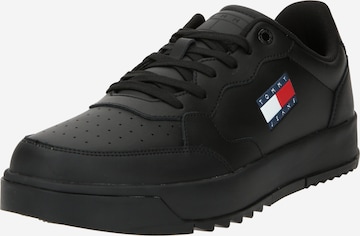 Tommy Jeans Låg sneaker 'Retro Essential' i svart: framsida