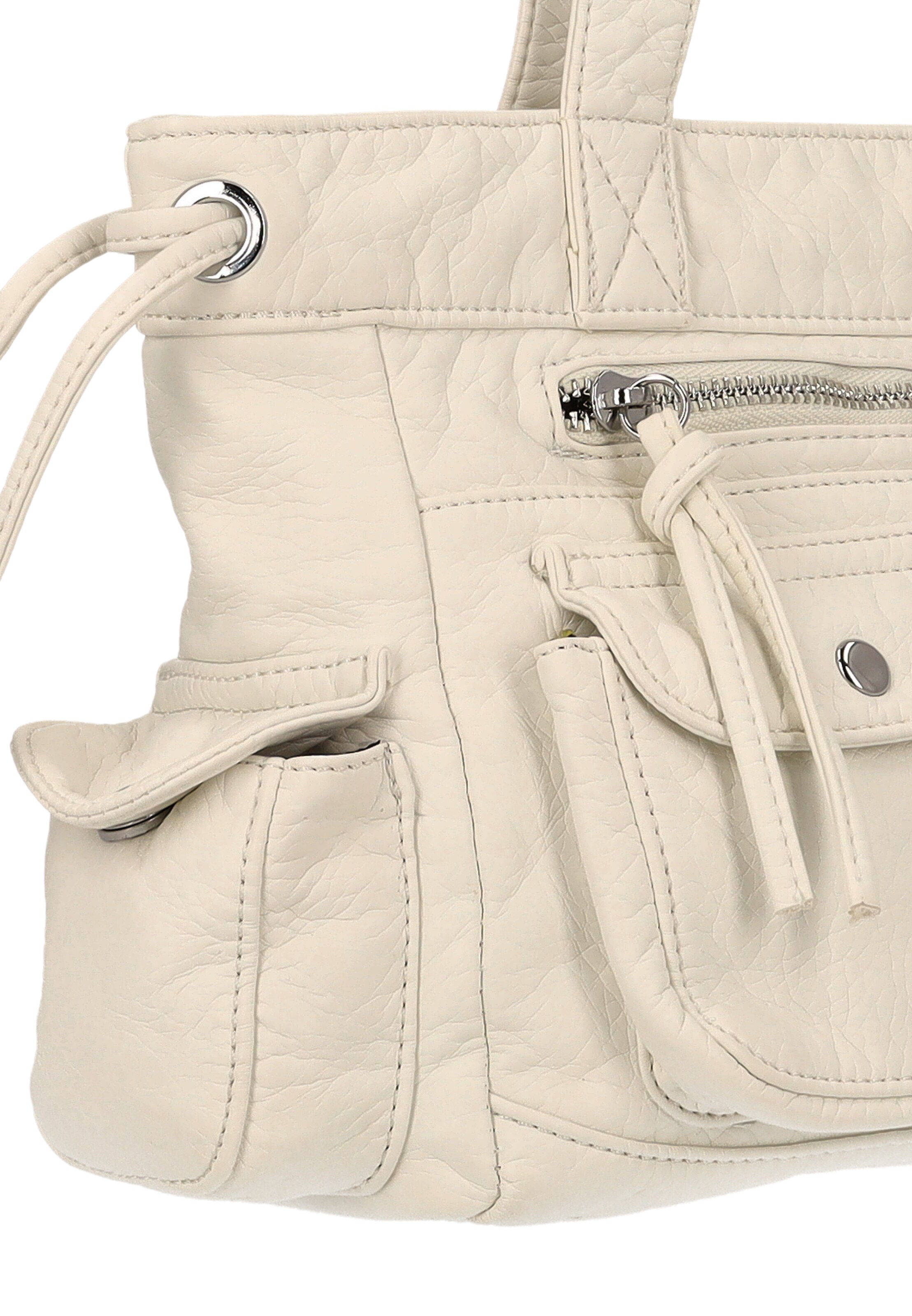 myMo ROCKS Schultertasche in Weiß