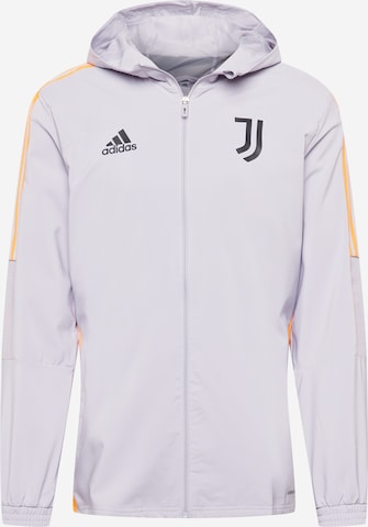 ADIDAS PERFORMANCE - Casaco deportivo 'Juventus Turin' em cinzento: frente